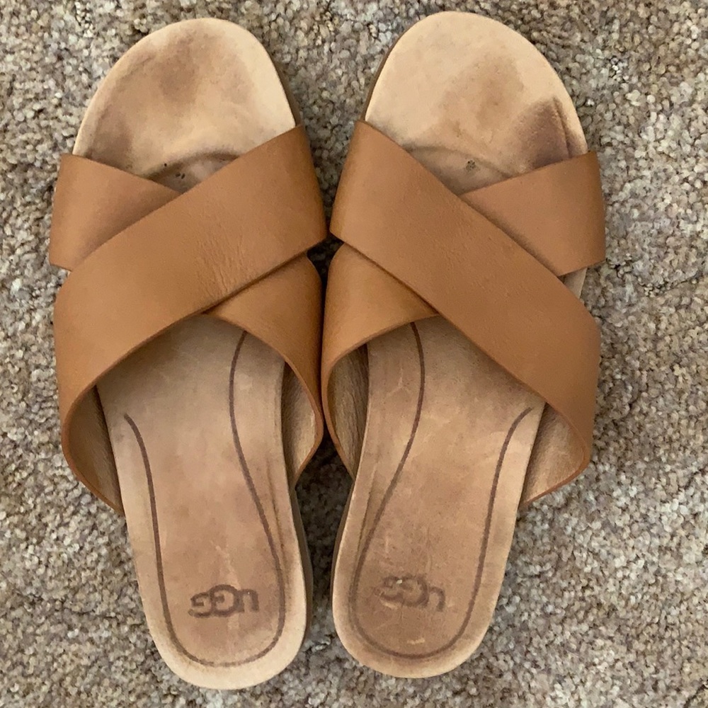 Kari Sandal Leather Slip-ons